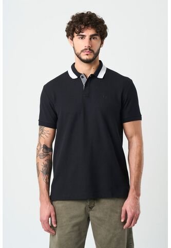 Polo Manga Corta En Algodón Para Hombre Oroa Polo Manga Corta En Algodón Para Hombre Oroa Negro M VÉLEZ Vélez