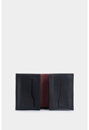 Billetera De Cuero Creta Vertical Negro Billetera De Cuero Creta Vertical Negro VÉLEZ