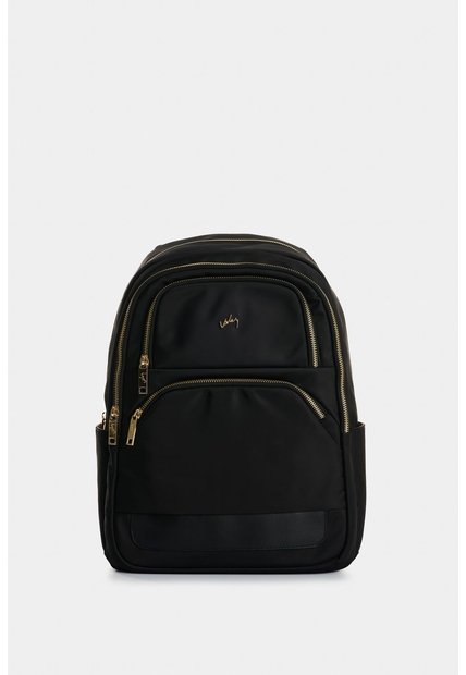 Tula Morral En Lona Y Cuero Para Mujer Biel Tula Morral En Lona Y Cuero Para Mujer Biel Negro VÉLEZ