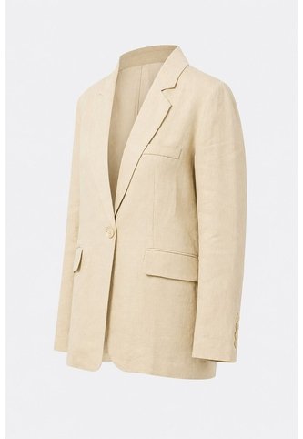 Blazer En Lino Para Mujer Bruma Blazer En Lino Para Mujer Bruma Arena M VÉLEZ Vélez