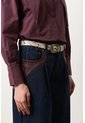 Jean Barrel En Denim Y Cuero Para Mujer Jean Barrel En Denim Y Cuero Para Mujer Vinotinto 10 VÉLEZ de Vélez