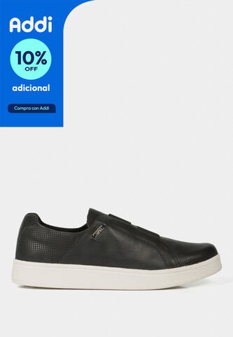 Mocasines Plataforma De Cuero Grabado Mocasines Plataforma De Cuero Grabado Negro 40 VÉLEZ Vélez