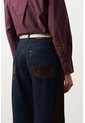 Jean Barrel En Denim Y Cuero Para Mujer Jean Barrel En Denim Y Cuero Para Mujer Vinotinto 10 VÉLEZ de Vélez
