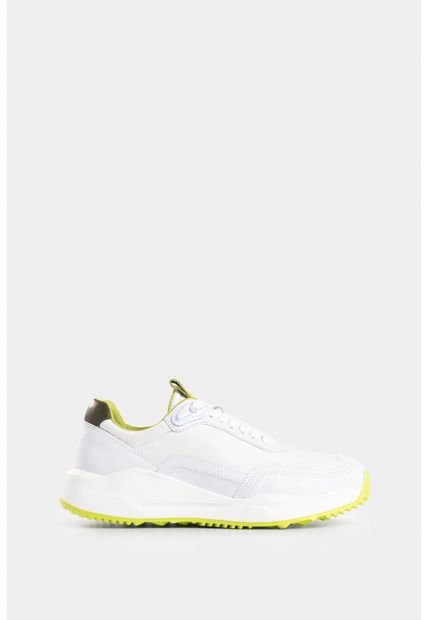 Tenis Urban Dinora En Lona Con Cuero Para Mujer Contraste Tenis Urban Dinora En Lona Con Cuero Para Mujer Contraste Blanco 39 Vélez