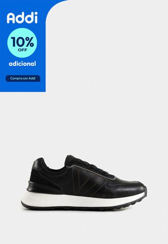 Tenis Australis De Cuero Y Carnaza Para Mujer Silueta Deportiva Tenis Australis De Cuero Y Carnaza Para Mujer Silueta Deportiva Negro 35 VÉLEZ Vélez