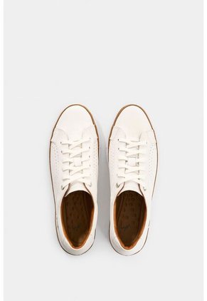 Tenis De Cuero Para Mujer Danan Tenis De Cuero Para Mujer Danan Blanco 39 VÉLEZ