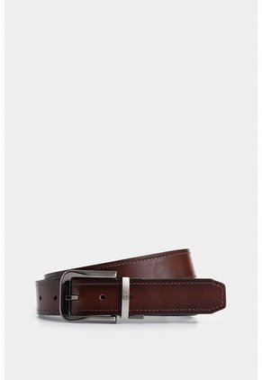 Cinturón Doble Faz De Cuero Vintage Cinturón Doble Faz De Cuero Vintage Miel 44 VÉLEZ