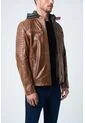 Chaqueta Belmont De Cuero Para Hombre Capucha Y Pechera Chaqueta Belmont De Cuero Para Hombre Capucha Y Pechera Miel XXL VÉLEZ de Vélez