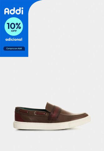 Mocasines Deportivos De Cuero Para Hombre Vintage Mocasines Deportivos De Cuero Para Hombre Vintage Cafe 41 VÉLEZ Vélez