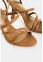Sandalia Tacón Thaila De Cuero Para Mujer Dima Ovalada Sandalia Tacón Thaila De Cuero Para Mujer Dima Ovalada Miel 36 VÉLEZ de Vélez