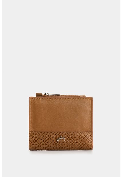 Billetera De Cuero Grabado Para Mujer Golden Billetera De Cuero Grabado Para Mujer Golden Miel VÉLEZ