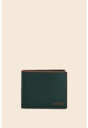 Billetera Prieto De Cuero Para Hombre Porta Documentos Extraíble