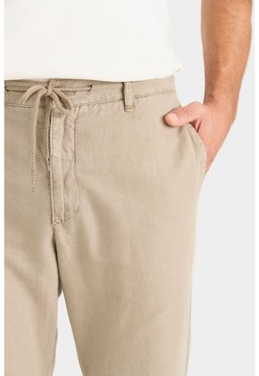 Pantalón Chino Regular Fit De Lino Para Hombre Casual Pantalón Chino Regular Fit De Lino Para Hombre Casual Arena 34 VÉLEZ