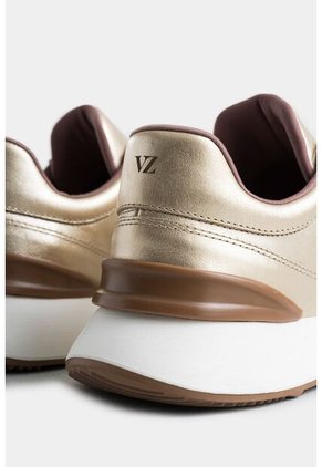 Tenis Jacinto De Cuero Para Mujer Acabado Folia Tenis Jacinto De Cuero Para Mujer Acabado Folia Dorado 41 Vélez