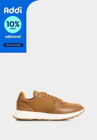 Tenis En Lona Y Cuero Para Mujer Miski Tenis En Lona Y Cuero Para Mujer Miski Miel 40 VÉLEZ Vélez