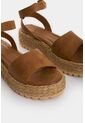 Sandalia Plataforma Salem De Cuero Para Mujer Fibra Natural Sandalia Plataforma Salem De Cuero Para Mujer Fibra Natural Miel 39 VÉLEZ de Vélez