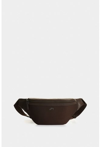 Riñonera En Lona Y Cuero Para Hombre Sira Riñonera En Lona Y Cuero Para Hombre Sira Cafe VÉLEZ Vélez