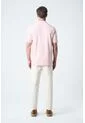 Polo Para Hombre Semi Fit Detalle Jacquard Polo Para Hombre Semi Fit Detalle Jacquard Rosado M VÉLEZ de Vélez