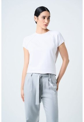 Pantalón Casiopea En Tejido Plano Para Mujer Efecto Brillo Pantalón Casiopea En Tejido Plano Para Mujer Efecto Brillo Plata 10 VÉLEZ