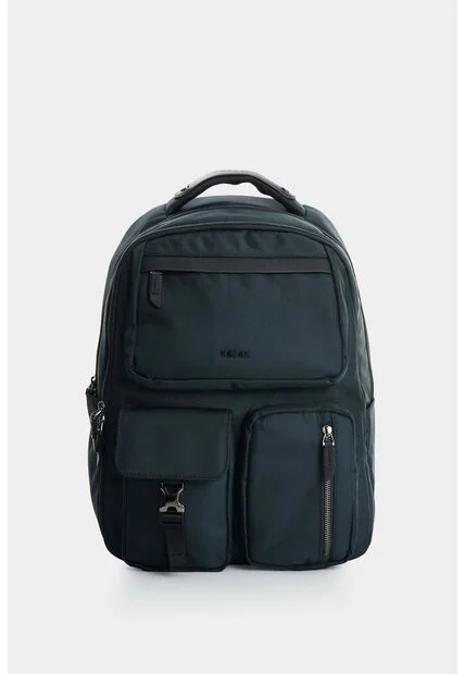 Tula Morral De Lona Y Cuero Para Hombre Nautical Tula Morral De Lona Y Cuero Para Hombre Nautical Azul Oscuro VÉLEZ