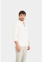 Camisa Oxford Manga Larga Calagua Para Hombre Semifitted Camisa Oxford Manga Larga Calagua Para Hombre Semifitted Blanco XL VÉLEZ de Vélez