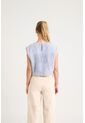 Camisa Clavel En Cuero Gamuza Para Mujer Detalle Prenses Camisa Clavel En Cuero Gamuza Para Mujer Detalle Prenses Azul Claro L VÉLEZ de Vélez
