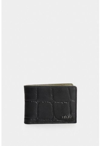 Billetera En Cuero Para Hombre Ical Billetera En Cuero Para Hombre Ical Negro VÉLEZ Vélez