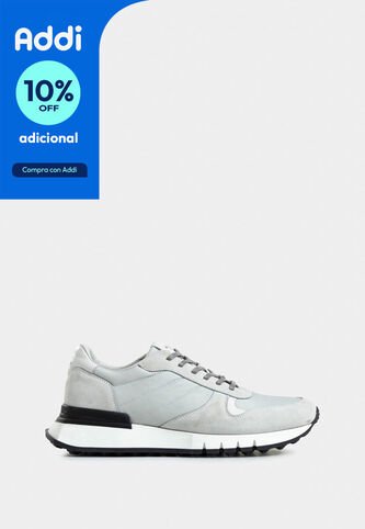 Tenis Azahar De Cuero Gamuza Y Lona Para Hombre Silueta Deportiva Tenis Azahar De Cuero Gamuza Y Lona Para Hombre Silueta Deportiva Blanco 41 VÉLEZ Vélez