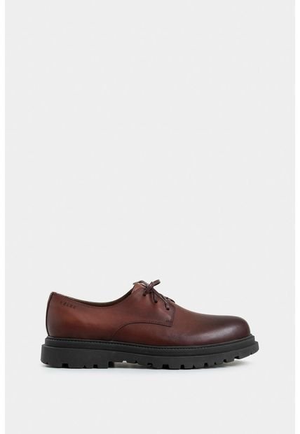 Zapatos De Cordón Arezzo De Cuero Para Hombre Efecto Envejecido Zapatos De Cordón Arezzo De Cuero Para Hombre Efecto Envejecido Vinotinto 45 Vélez