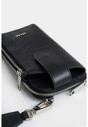 Porta Chequera Ibiza De Cuero Para Mujer Multifunción Porta Chequera Ibiza De Cuero Para Mujer Multifunción Negro VÉLEZ