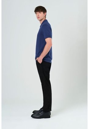 Polo Tropical Manga Corta Para Hombre Semi Fitted Polo Tropical Manga Corta Para Hombre Semi Fitted Azul S VÉLEZ