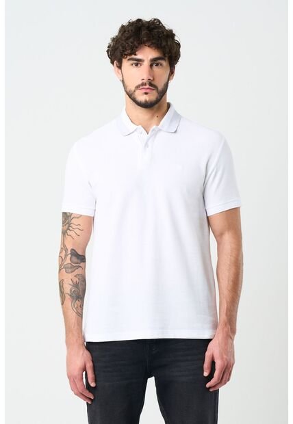 Polo Manga Corta En Algodón Para Hombre Oroa Polo Manga Corta En Algodón Para Hombre Oroa Blanco XS VÉLEZ