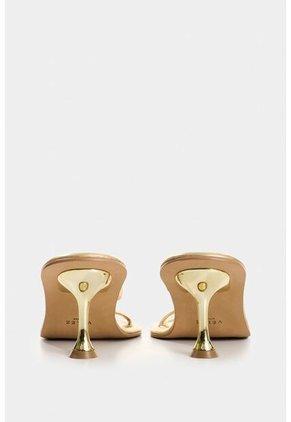 Sandalia Tacón De Cuero Folia Para Mujer Radiant Sandalia Tacón De Cuero Folia Para Mujer Radiant Dorado 39 VÉLEZ