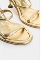 Sandalia Tacón De Cuero Folia Para Mujer Radiant Sandalia Tacón De Cuero Folia Para Mujer Radiant Dorado 39 VÉLEZ de Vélez