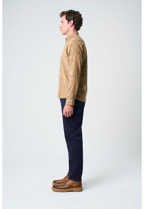 Camisa Lyra 2 Manga Larga Para Hombre Semi Fitted Camisa Lyra 2 Manga Larga Para Hombre Semi Fitted Kaky M VÉLEZ