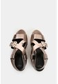 Sandalia Plataforma De Cuero Folia Para Mujer Light Sandalia Plataforma De Cuero Folia Para Mujer Light Plata 38 VÉLEZ de Vélez