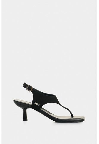 Sandalia Tacón En Cuero Para Mujer Cienaga Sandalia Tacón En Cuero Para Mujer Cienaga Negro 36 VÉLEZ Vélez