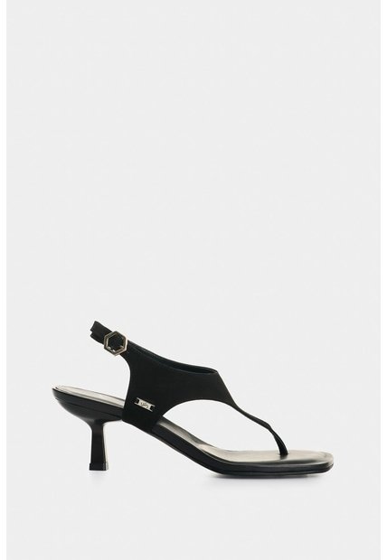 Sandalia Tacón En Cuero Para Mujer Cienaga Sandalia Tacón En Cuero Para Mujer Cienaga Negro 36 VÉLEZ