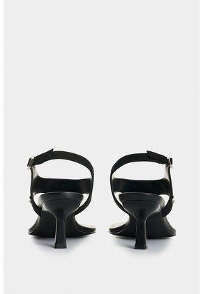 Sandalia Tacón En Cuero Para Mujer Cienaga Sandalia Tacón En Cuero Para Mujer Cienaga Negro 36 VÉLEZ