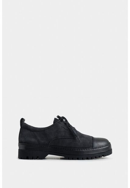 Zapatos Cordón Sunset De Cuero Para Hombre Mezcla De Texturas Zapatos Cordón Sunset De Cuero Para Hombre Mezcla De Texturas Gris Pistola 43 VÉLEZ