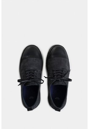 Zapatos Cordón Sunset De Cuero Para Hombre Mezcla De Texturas Zapatos Cordón Sunset De Cuero Para Hombre Mezcla De Texturas Gris Pistola 41 VÉLEZ