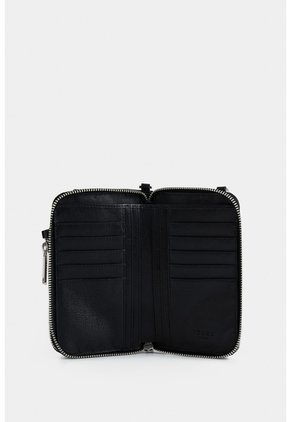 Porta Chequera Ibiza De Cuero Para Mujer Multifunción Porta Chequera Ibiza De Cuero Para Mujer Multifunción Negro VÉLEZ