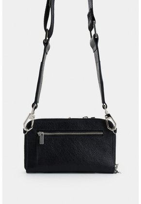 Porta Chequera Ibiza De Cuero Para Mujer Multifunción Porta Chequera Ibiza De Cuero Para Mujer Multifunción Negro VÉLEZ