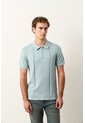 Polo Tropical Manga Corta Para Hombre Semi Fitted Polo Tropical Manga Corta Para Hombre Semi Fitted Azul Claro L VÉLEZ de Vélez