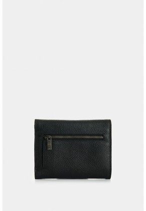Billetera De Cuero Para Mujer Waves Billetera De Cuero Para Mujer Waves Negro VÉLEZ