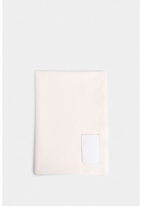 Bufanda Lucca Monocolor Para Hombre Detalle Cuero Bufanda Lucca Monocolor Para Hombre Detalle Cuero Crema XS VÉLEZ