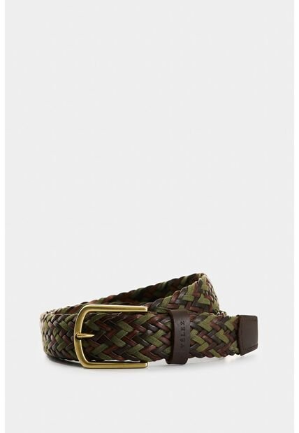 Cinturón Iskay Unifaz En Cuero Y Cordón Para Hombre Cinturón Iskay Unifaz En Cuero Y Cordón Para Hombre Verde 42 VÉLEZ