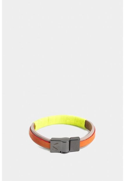 Manilla Tatacoa De Cuero E Hilo Encerado Para Hombre Broche Magnético