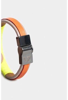 Manilla Tatacoa De Cuero E Hilo Encerado Para Hombre Broche Magnético