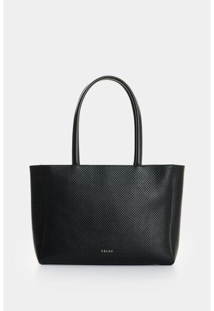 Shopping De Cuero Para Mujer Cala Shopping De Cuero Para Mujer Cala Negro VÉLEZ